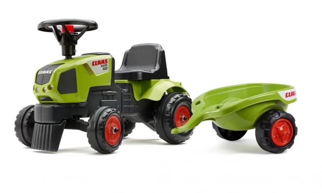 Traktor Claas s volantom a valníkom