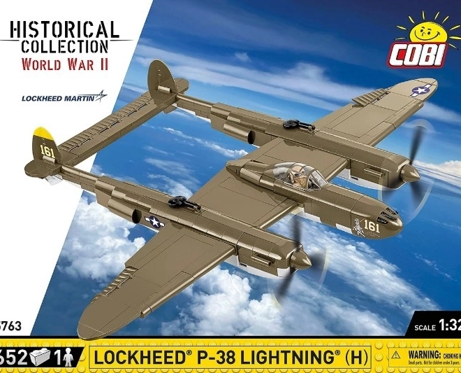 Stavebnica Lietadlo Lockheed P-38H Lightning