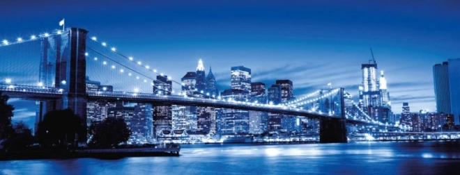 Ravensburger panoramatické puzzle Zářivý New York 1000 dielikov