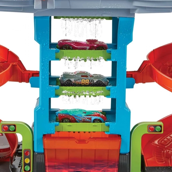 Hot Wheels City Automyčka So Špirálou
