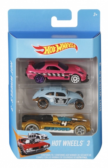 Hot Wheels Sada Autíčok 3ks