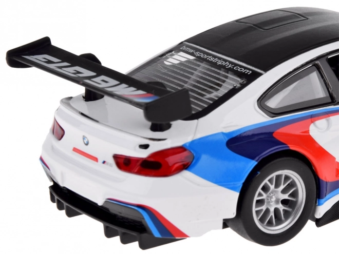 Kovový model športového auta BMW M6 GT3 v mierke 1:32