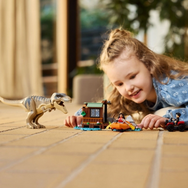 Lego Jurský svet Útek riekou pred Tyrannosaurom