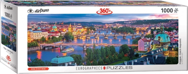 Panoramatické puzzle Praha