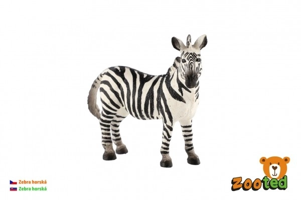 Zebra horská plastová hračka 11 cm