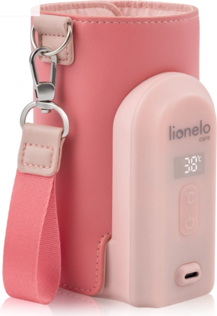 Bezdrôtový ohrievač fliaš Thermup Go Evo Coral Pink