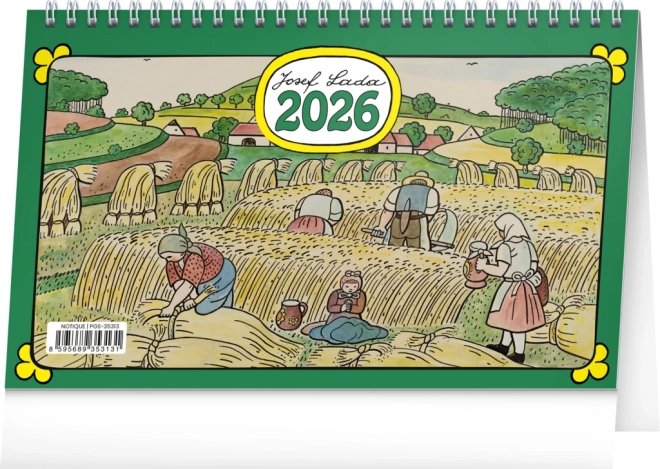 Stolový kalendár Josef Lada 2026