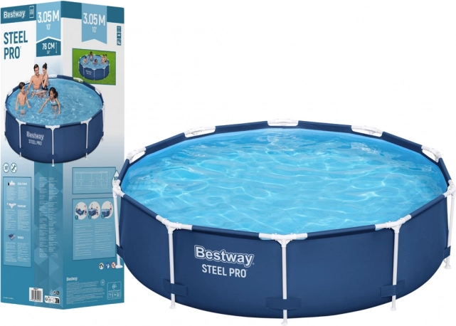 Záhradný bazén s konštrukciou 306 cm x 76 cm Bestway