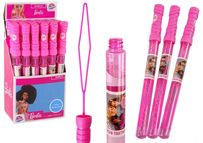 Mydlové bubliny Meč Barbie 120ml Ružový