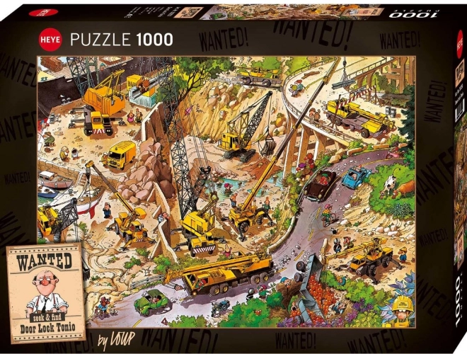 Puzzle Lamač zámkov Tonio 1000 dielikov