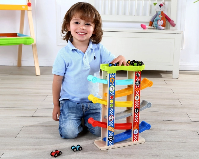 Tooky Toy Farebná šmýkačka pre autá