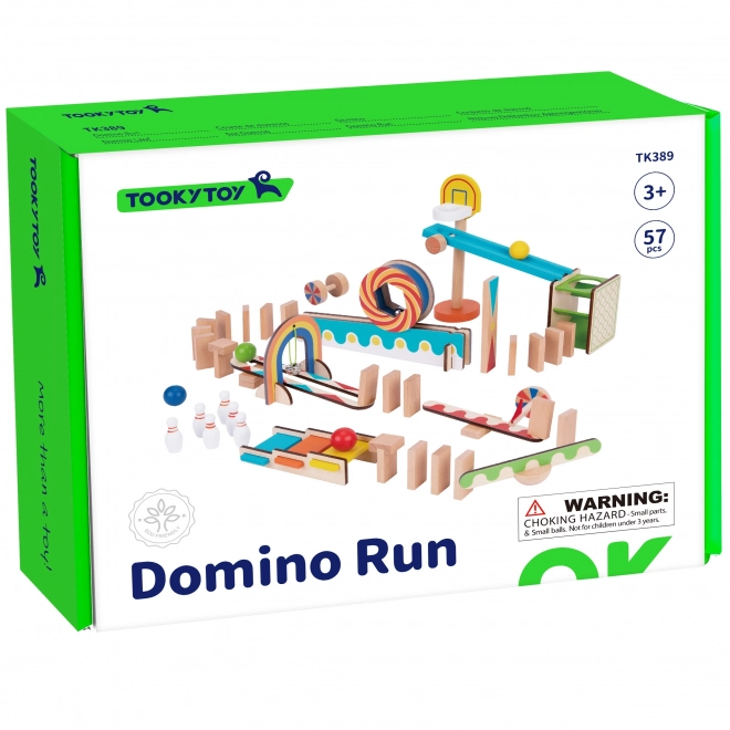 Drevené domino kocky Tooky Toy
