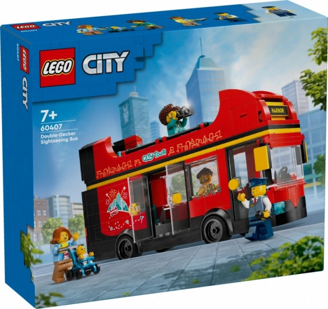 Lego City Červený Dvojposchodový Autobus