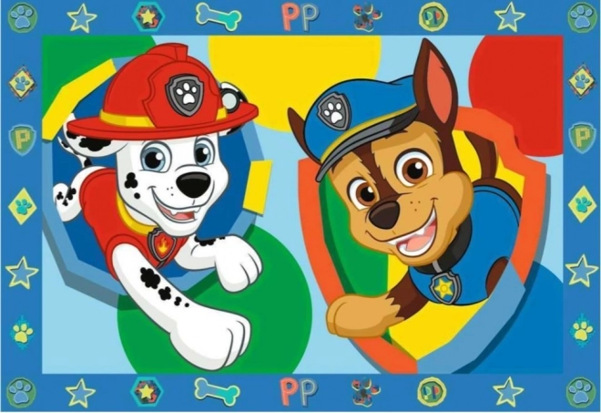 Obraz maľovanie podľa čísel pre deti Junior PAW Patrol