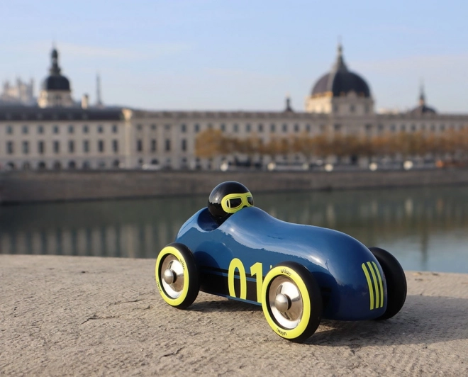 Vilac drevené auto Old Sport Compet tmavomodré