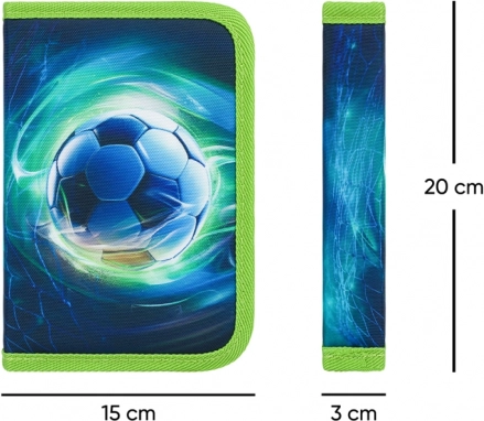 Školský set Baagl Zippy Plus s futbalovou loptou