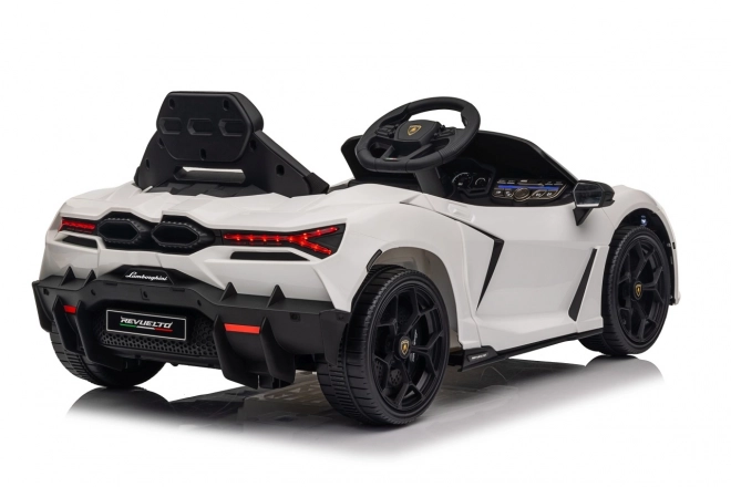 Detské elektrické vozidlo Lamborghini Revuelto biele