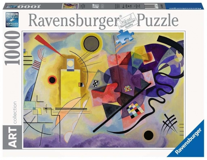 Ravensburger Puzzle Art Collection: Žltá, Červená, Modrá 1000 Dielikov