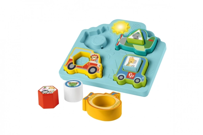 Fisher Price Puzzle dopravné prostriedky so zvukmi