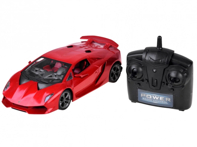 Závoďák na diaľkové ovládanie Lamborghini červený