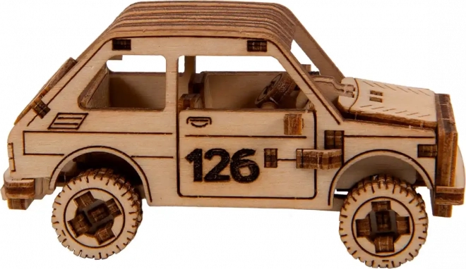 Drevené 3D puzzle Superfast rally auto