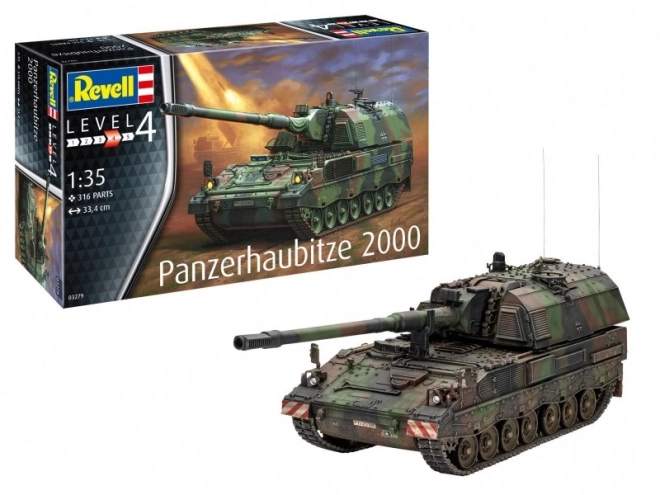 Plastikový model Panzerhaubitze 2000