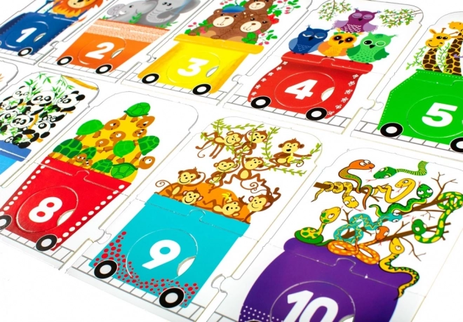 Puzzle ZOO vláčik 30 dielikov