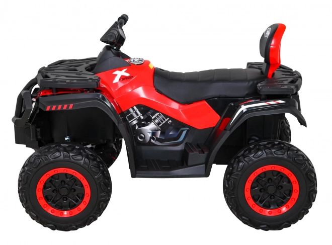 Štvorkolka XT-Speed pre deti Červená + 4x4 + EVA + pomalý štart + rádio MP3 + LED dióda