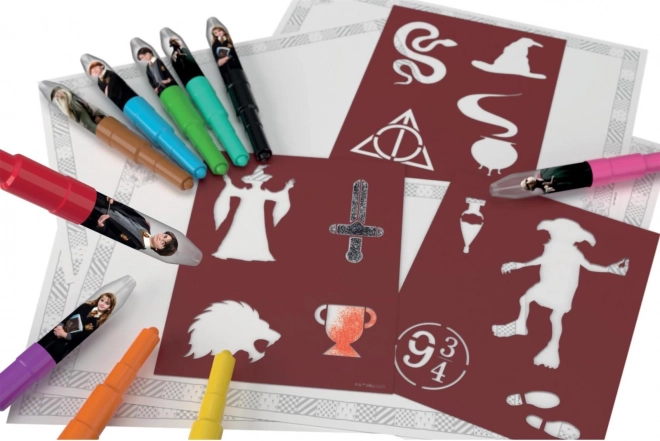 Kreatívna sada fúkacích fixov Harry Potter