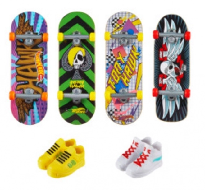 Set fingerboardov a skate topánok Hot Wheels a Tony Hawk