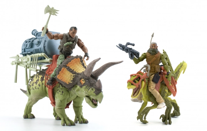 Jurassic Clash Vojaci s dinosaurami set