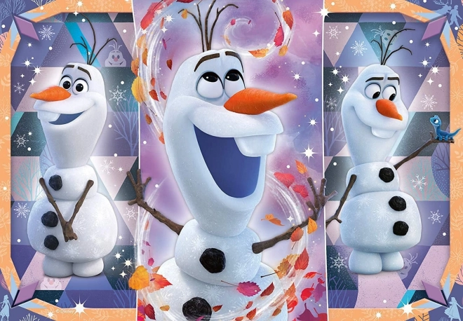 Ravensburger Puzzle Ľadové Kráľovstvo 2: Milujúci Olaf 2x12 Dielikov