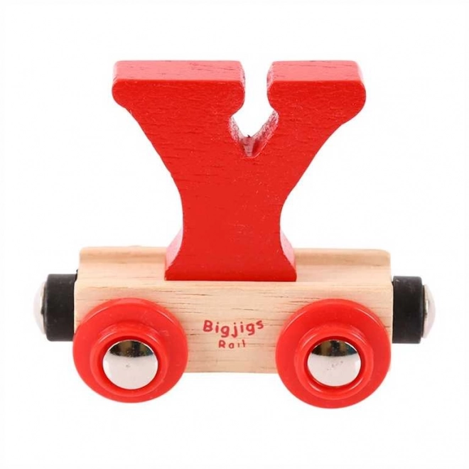 Bigjigs Rail vagón písmeno Y