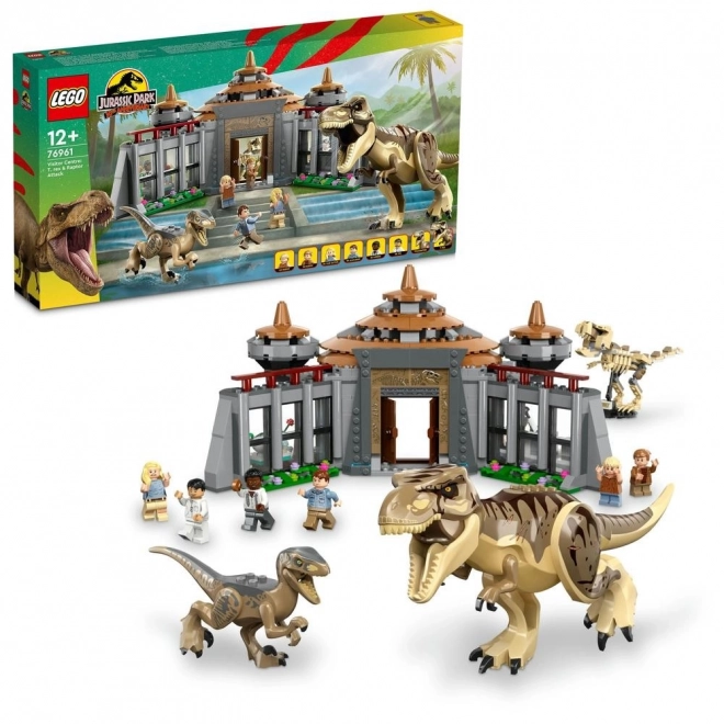 Jurassic World Lego Stredisko Pre Návštevníkov: Útok T-Rex a Raptora