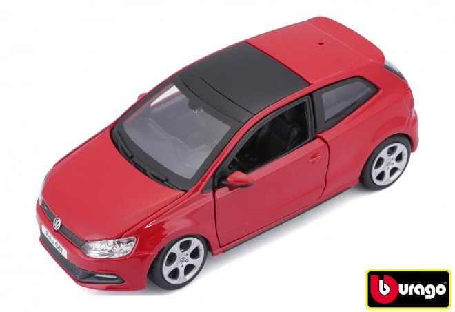 Model auta VW Polo GTI 1:24 červený