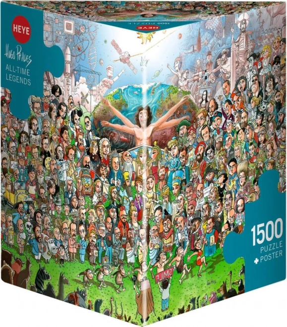 Puzzle Legendy Všetkých Dôb 1500 Dielikov