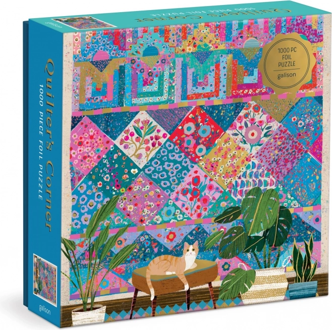 Galison Puzzle Patchworkový Kútik 1000 Dielikov