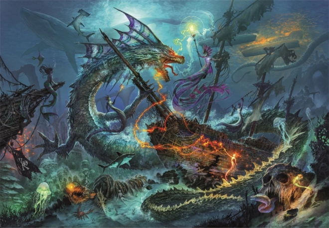 Puzzle Podmorská bitka 3000 dielikov