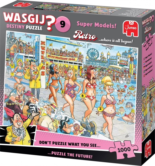 Wasgij Destiny 9: Super Modelky Puzzle 1000 Dielov