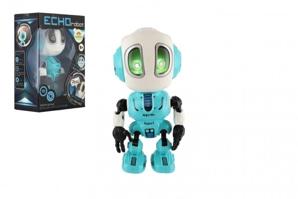 Modrý robot Echo s opakováním