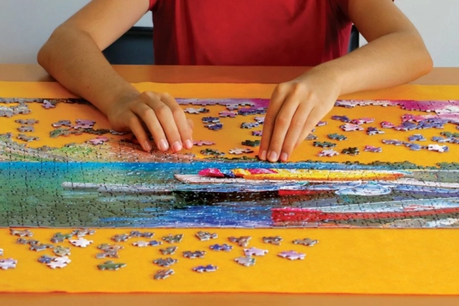 Rolovacia podložka na puzzle do 2000 dielikov