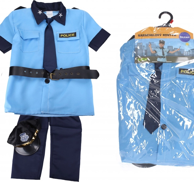 Karnevalový set policajt pre deti 110-120 cm
