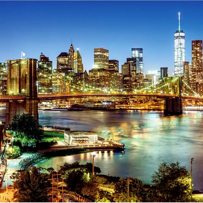 Puzzle Svetlá nad Brooklynským mostom 6000 dielikov