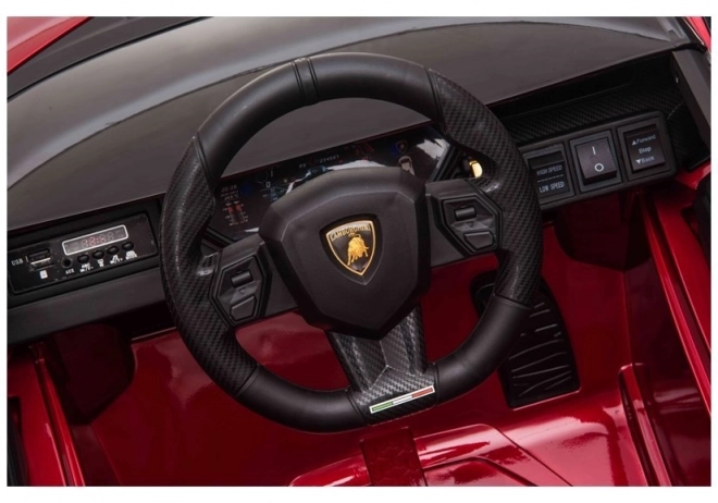 Auto na akumulator Lamborghini Sian červené