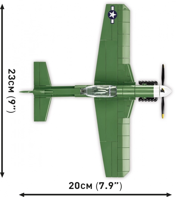 Stavebnica Mustang P-51D