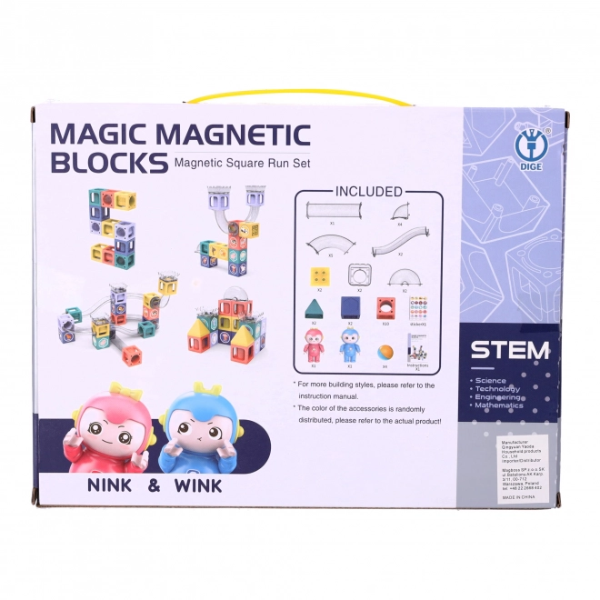 Magnetické stavebné bloky - trate