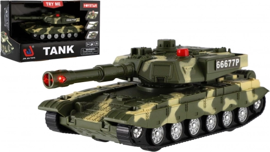 plastový tank 20 cm na zotrvačník so svetlom a zvukom