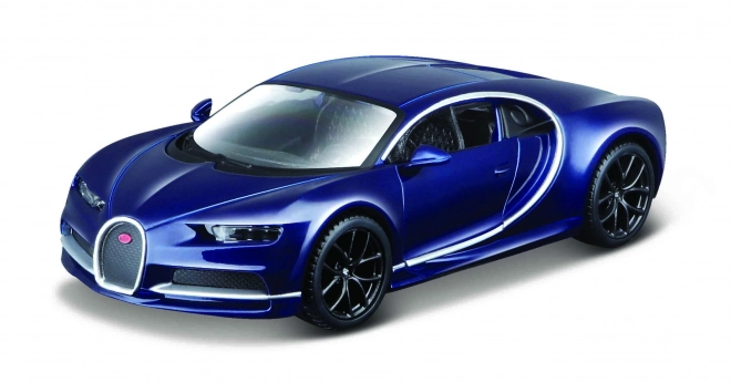 Modrý Bburago Bugatti Chiron 1:32