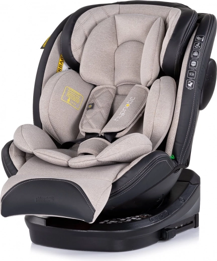 Detská autosedačka Chipolino Hypnotic i-Size 40–150 cm s Isofixom a otočnou základňou 360° – Tiramisu