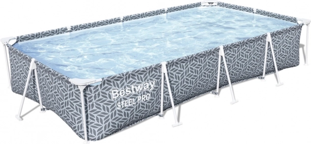 Obdĺžnikový bazén s konštrukciou Bestway Steel Pro 366 x 201 x 66 cm